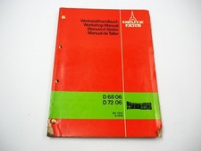 Deutz D 6806 7206 Schlepper Getriebe TW 56.10 Werkstatthandbuch 1978 Reparaturan