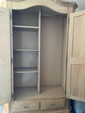 Kleiderschrank massiv Fichte gewachst