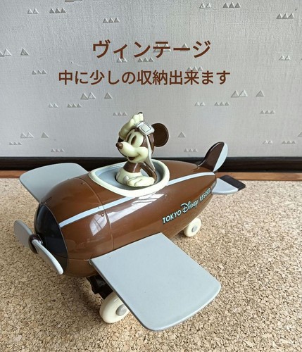 Vintage retro mickey - mickey, flugzeug