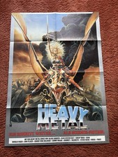 Heavy Metal Kinoplakat Poster A1, 1981, Black Sabbath, Nazareth, Journey