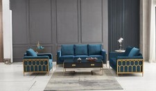 Sofagarnitur 3+2 Sitzer Sofa Sitz Couch Polster Garnitur Moderne Couchen Neu