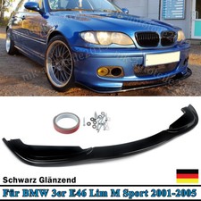 Frontspoiler Spoilerlippe Für BMW 3er E46 4D 4-Türer 2001-2005 M-Paket Schwarz