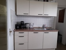 Einbauküche Komplett ! Farbe : Magnolie/ Eiche