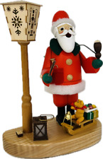 Räuchmann Weihnachtsmann mit beleuchteter Laterne #26228