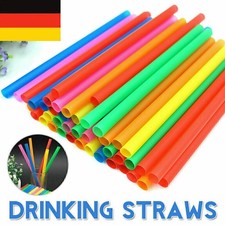 100x einweg strohhalme - 100x,