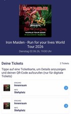 Iron Maiden, 2 Tickets