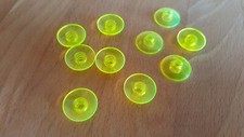 10 neon-grün-durchsichtige