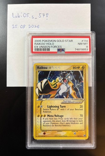 Pokemon karte gold star raikou - pokemon,