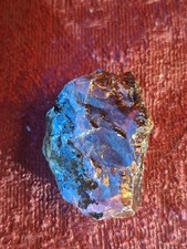 Blauer Bernstein aus Sumatra 