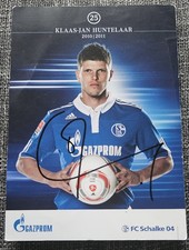 Autogrammkarte Klaas-Jan Huntelaar  Nr. 25 - FC Schalke 04 - Saison 2010/2011 