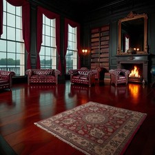 Chesterfield Leder Garnitur