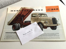 Mercedes-Benz LA/LAK/LAS 312 Original Prospekt 01/59 Deutsch u.MB-Händlerstempel