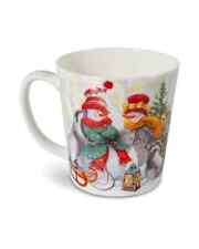 TEE-MAASS Tasse / Becher "Schneemann & Dachs" - 943042 ca. 500ml