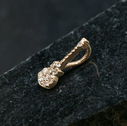 14k gelb pavé - 14k, gold