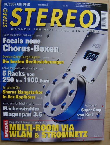 Stereo pro ject - stereo, 10/06