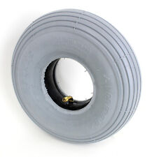 Reifen + Schlauch 3.00-4, grau