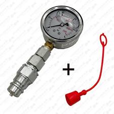 Manometer Hydrauliktester Messuhr Druckprüfer 250 bar Hydraulik Stecker Prüfer 