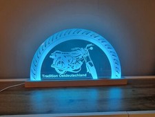 LED Lichterbogen Schwibbogen Acrylbild Simson S51 beleuchtet USB Anschluss 60 cm