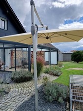 Glatz Sonnenschirm, 3m Durchmesser, Drehfuß