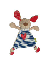 W. NEU* SIGIKID HASE HÄSCHEN Hund Punkte 40503 Organic Schmusetuch Schnuffeltuch