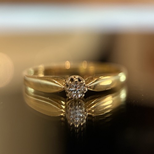 Karat solitär ring mit - karat,