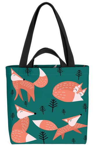 Fuchs wald grün - fuchs, tasche