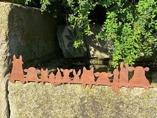 Edelrost Kantenfigur Tiere 50