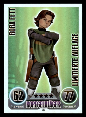 Boba fett force attax star - fett,