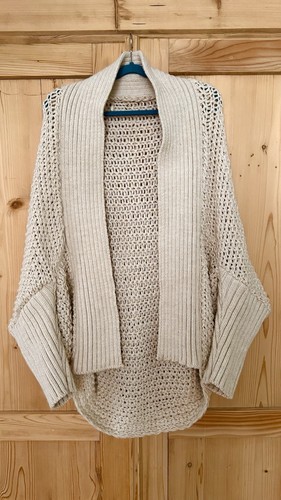 Dicke weite strickjacke cape - weite,