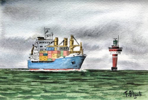 Original aquarell - original,