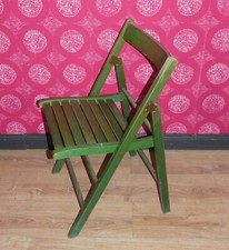 EIN vintage Klappstuhl Holz