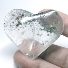 HERZ aus LODOLITH Gartenquarz