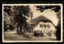 Ansichtskarte Insel Mainau, Partie am Gasthaus Schwedenschenke 