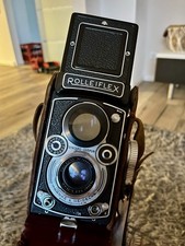 Rolleiflex 2,8F DBP Modell K7F ca. 1963Ledercase Gelbfilter Top