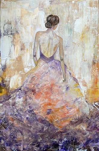 Gemälde auf leinwand frau - leinwand,,