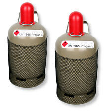 2x 5 kg Propangasflasche Gasflasche Stahlflasche Grau Eigentumsflasche