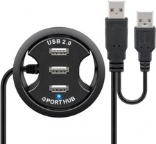 3-Port USB-Einbau-Hub, zum