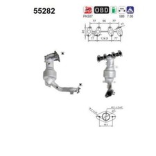 AS 55282 Katalysator für Fiat Punto 188