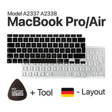 Ersatztaste für MacBook Pro Air 13" (2020) A2337 A2338 Taste Scharnier DE-Layout