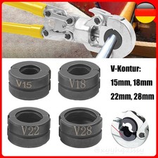 Pressbacken V15/18/22/28mm für Presszange Rohrpresszange Handpresszange 4 Stücke