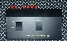 Umschaltpult Lautsprecherboxen