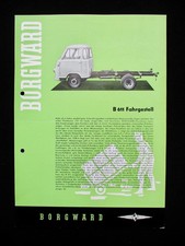 Borgward LKW B611 Diesel Benzin 2S A4 4/1959 Deutsch Prospekt Brochure 793