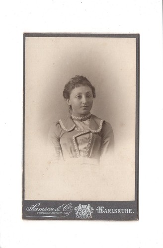 Cdv foto damenportrait - foto,