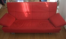 Sofa, 3-Sitz, Breit ca. 191 cm, Bezug: Microfaser-rot