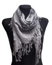 Vierecktuch Schal Palituch Halstuch Tuch Stola Fransen Faltens​chal Unisex Neu