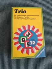 Trio Ravensburger 1974 rechnen kombinieren zählen Rar Vintage Spiel in OVP