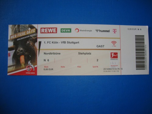Ticket fc köln vfb - 1.,