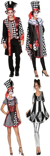 Pierrot pantomime damen herren - pierrot,