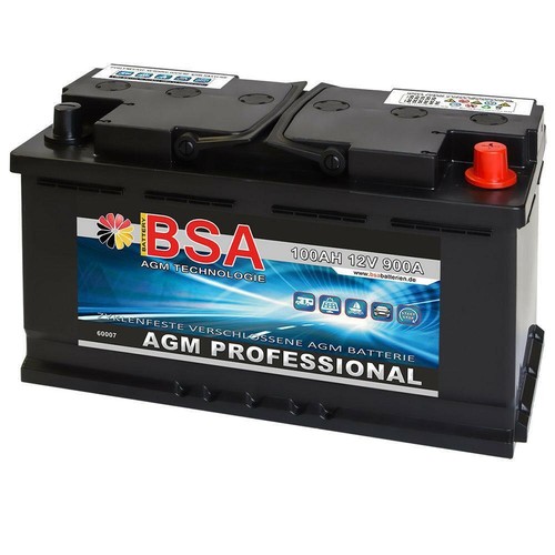 Agm batterie solarakku 100ah - batterie,