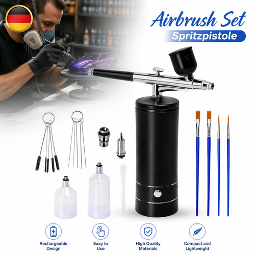 Airbrush set spritzpistole mit - spritzpistole,